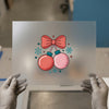 Christmas Ornaments & Bow | DTF Transfer Ready to Press | Festivity Heat Transfer