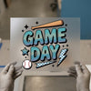 Baseball Game Day | DTF Transfer Ready to Press | Retro Sports Heat Transfer