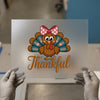 Thankful Turkey | DTF Transfer Ready to Press | Thanksgiving Heat Transfer