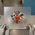 Spooky Pumpkin & Skulls | DTF Transfer Ready to Press | Halloween Heat Transfer