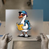 Cool Duck Reading Book | DTF Transfer Ready to Press | Cartoon Heat Transfer