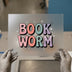 Book Lover Retro Text | DTF Transfer Ready to Press | Groovy Heat Transfer