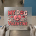My Dog Is My Valentine DTF Transfer Ready to Press | Retro Love Heat Transfer