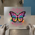 Birthday Girl Colorful Butterfly | DTF Transfer Ready to Press | Kids Heat Transfer