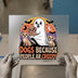 Ghost Dogs | DTF Transfer Ready to Press | Cute Spooky Heat Transfer