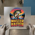 Master Baiter Fishing Bass | DTF Transfer Ready to Press | Retro Sunset Heat Transfer
