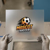 Mascot Soccer Ball | DTF Transfer Ready to Press | Sports Team Heat Transfer