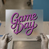 Game Day Script DTF Transfer Ready to Press | Retro Heat Transfer