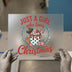 Just a Girl Who Loves Christmas DTF Transfer | Ready to Press | Festive Heat Transfer