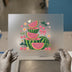 Watermelon Stack & Cherries | DTF Transfer Ready to Press | Summer Fruit Heat Transfer
