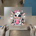 Cute Baby Cow with Heart | DTF Transfer Ready to Press | Cartoon Heat Transfer