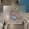 Wake Me When The Ball Drops | DTF Transfer Ready to Press | Retro New Year's Heat Transfer