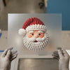 Chunky Knit Santa | DTF Transfer Ready to Press | Cozy Holiday Heat Transfer