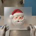 Chunky Knit Santa | DTF Transfer Ready to Press | Cozy Holiday Heat Transfer