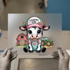 Country Girl Cow | DTF Transfer Ready to Press | Cute Farm Heat Transfer