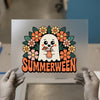Summer Ghost DTF Transfer Ready to Press | Retro Floral Heat Transfer