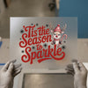 Christmas Reindeer 'Tis the Season | DTF Transfer Ready to Press | Holiday Heat Transfer