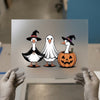 Halloween Geese DTF Transfer Ready to Press | Spooky Cute Heat Transfer