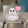 Be My Boo Ghost | DTF Transfer Ready to Press | Kawaii Valentine Heat Transfer