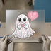 Be My Boo Ghost | DTF Transfer Ready to Press | Kawaii Valentine Heat Transfer