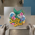 Salty Soul Mermaid DTF Transfer Ready to Press | Beach Ocean Heat Transfer