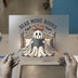 Read More Books Ghost DTF Transfer Ready to Press | Spooky Cute Heat Transfer