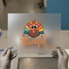 Cute Thankful Turkey | DTF Transfer Ready to Press | Thanksgiving Heat Transfer