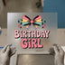 Birthday Girl Bow | DTF Transfer Ready to Press | Retro Heat Transfer