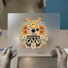 Focus on the Good Camera | DTF Transfer Ready to Press | Retro Floral Heat Transfer