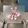 Pink Ballet Slippers | DTF Transfer Ready to Press | Elegant Dance Heat Transfer