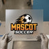 Mascot Soccer Logo | DTF Transfer Ready to Press | Sports Team Heat Transfer