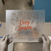 Cozy Season Fall Icons | DTF Transfer Ready to Press | Autumn Heat Transfer