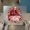 You Slay My Heart Jason | DTF Transfer Ready to Press | Horror Romance Heat Transfer