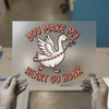 Goose Heart Honk | DTF Transfer Ready to Press | Valentine's Day Heat Transfer
