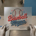 Baseball Mama | DTF Transfer Ready to Press | Retro Distressed Heat Transfer