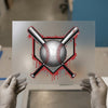 Baseball & Bats | DTF Transfer Ready to Press | Sports Heat Transfer