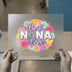 Best Nana Ever Floral Wreath | DTF Transfer Ready to Press | Vibrant Heat Transfer