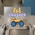 Egg Crusher Monster Truck | DTF Transfer Ready to Press | Kids Easter Heat Transfer