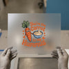 Funny Carrot Hummus Quote | DTF Transfer Ready to Press | Cute Food Heat Transfer
