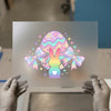 Rainbow Bunny & Easter Egg | DTF Transfer Ready to Press | Kawaii Heat Transfer