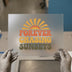 Forever Chasing Sunsets | DTF Transfer Ready to Press | Retro Sunset Heat Transfer