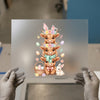 Easter Highland Cow Stack | DTF Transfer Ready to Press | Spring Heat Transfer