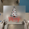 Merry Christmas Tree | DTF Transfer Ready to Press | Festive Heat Transfer