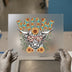 Highland Cow Mom Sunflower | DTF Transfer Ready to Press | Boho Heat Transfer