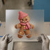 Knitted Gingerbread Man DTF Transfer Ready to Press | Holiday Heat Transfer