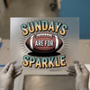 Sundays Are For Sparkle | DTF Transfer Ready to Press | Football Heat Transfer