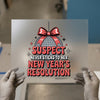 New Year's Resolution Suspicion DTF Transfer Ready to Press | Retro Heat Transfer