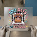 Highland Cow 100 Days of School | DTF Transfer Ready to Press | Cute Heat Transfer