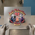Anti-Valentine Club Skeletons DTF Transfer Ready to Press | Spooky Heat Transfer