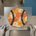 Retro Floral Baseball | DTF Transfer Ready to Press | Groovy Heat Transfer